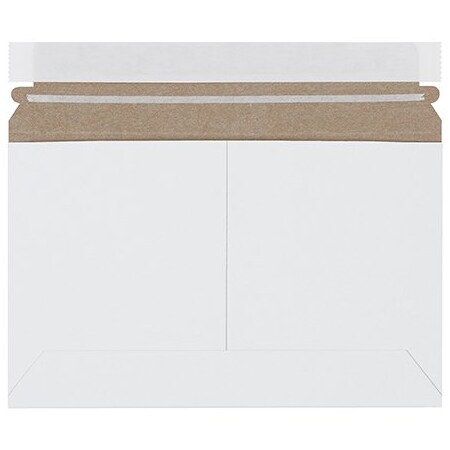 Bsc Preferred 9 x 6'' White Side Loading Stayflats Lite Mailers, 200PK BUY00029193